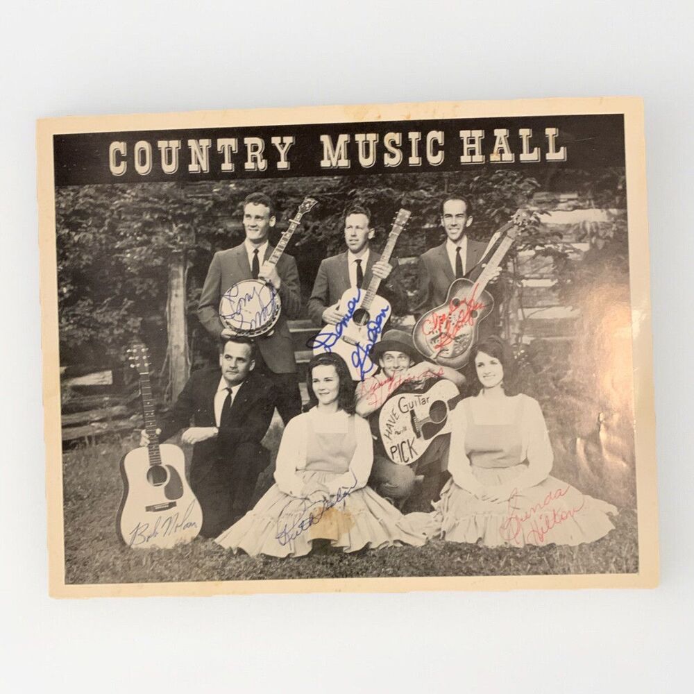 Vintage 1968 Memorabilia Flyer / Country Music Hall Souvenir